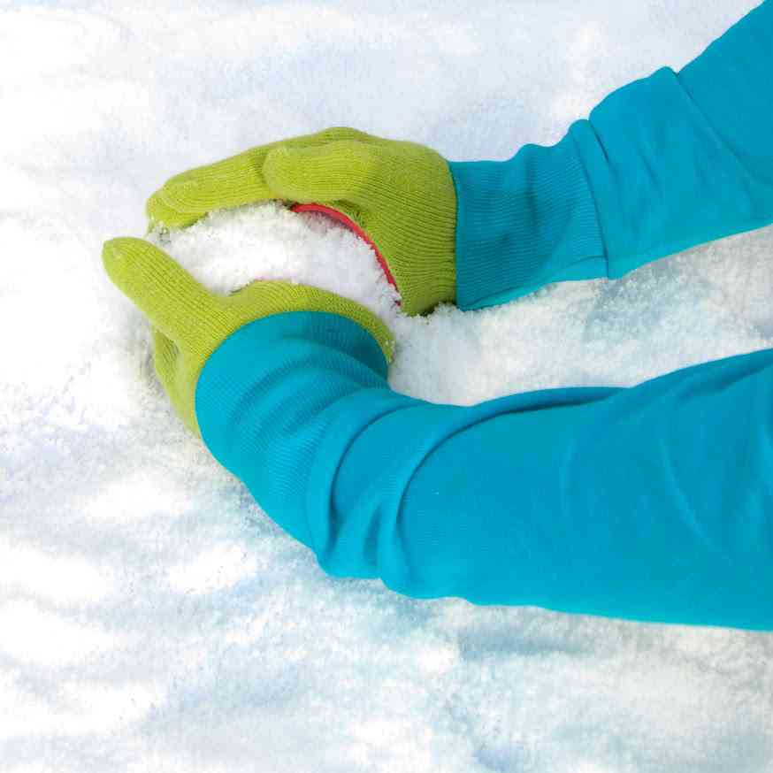 Avec cette paire de gants vous ferez des boules de neige parfaite !