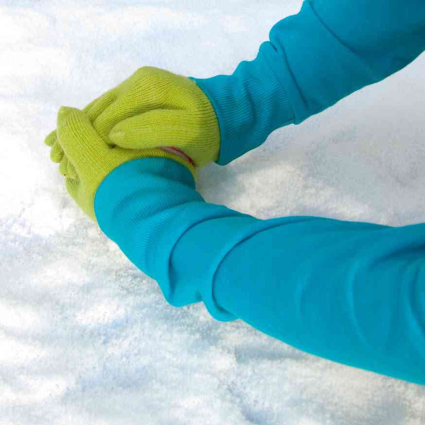 Avec cette paire de gants vous ferez des boules de neige parfaite !