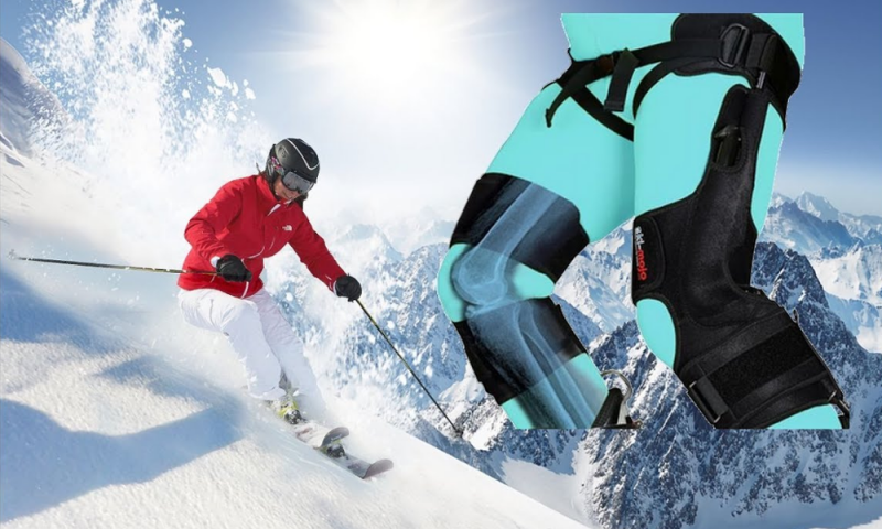 Ski-Mojo un exosquelette qui protège les genoux des skieurs