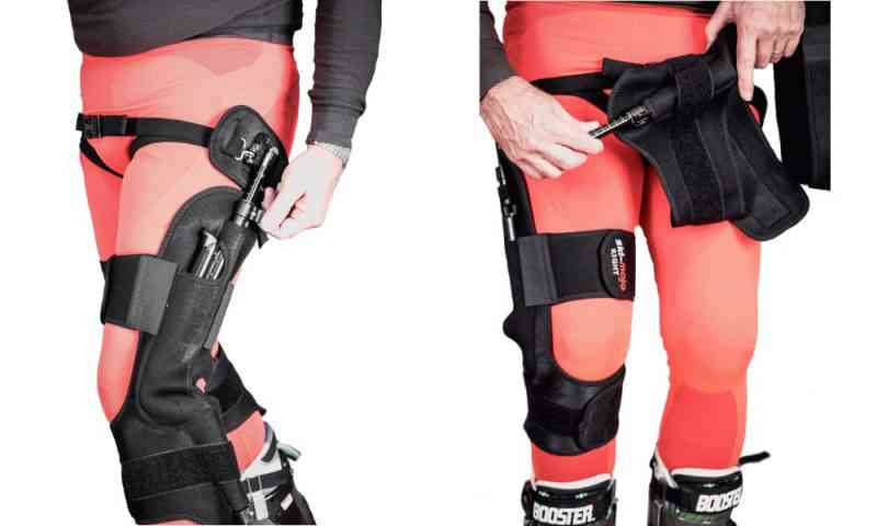 Ski-Mojo un exosquelette qui protège les genoux des skieurs