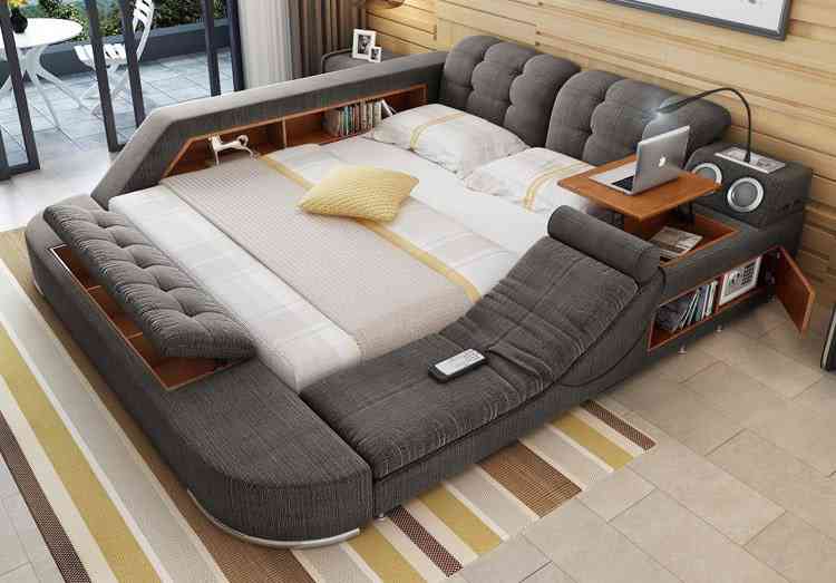 Un impressionnant lit multifonction, design et ultra moderne