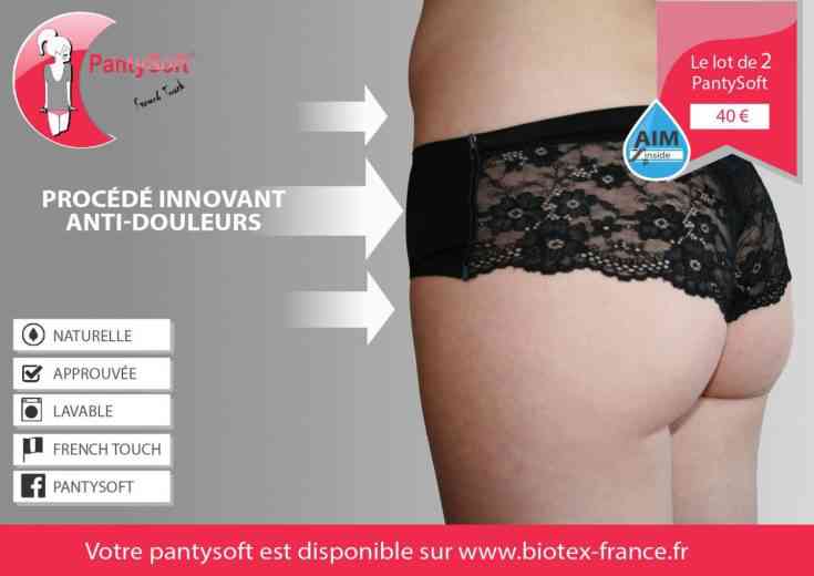 PantySoft, la culotte qui apaise les douleurs liées aux règles