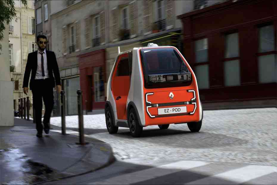 EZ-POD : Renault dévoile sont robot autonome pour le transport de personnes et de marchandises