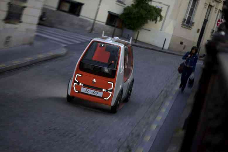 EZ-POD : Renault dévoile sont robot autonome pour le transport de personnes et de marchandises