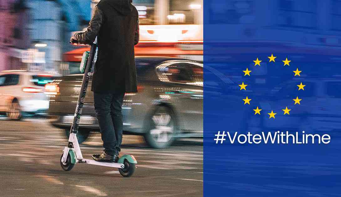 Lime vous offre un trajet gratuit avec ses trottinettes pour aller voter aux Élections Européennes
