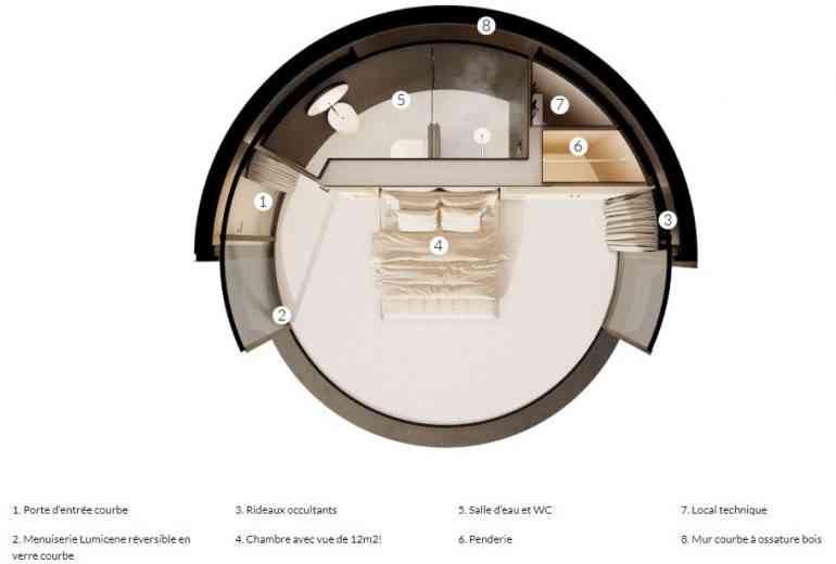 Lumipod, le module d’habitation de 17m² à poser dans la nature