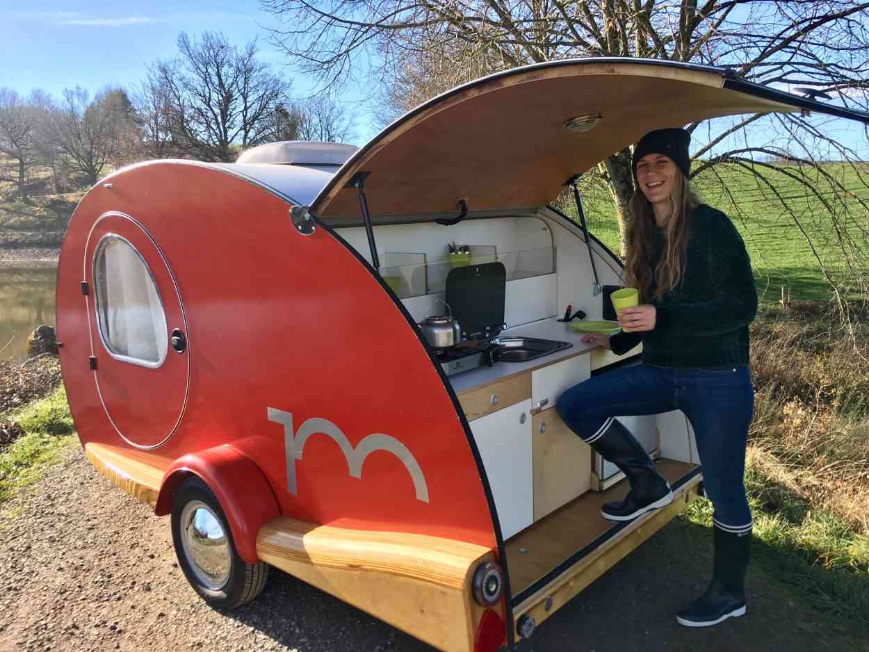 My Drop : Une entreprise relance la mythique mini-caravane californienne Teardrop