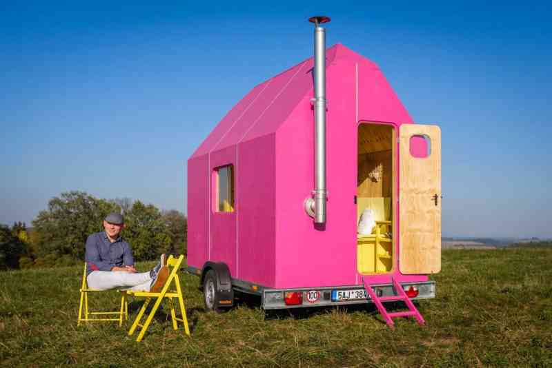 Tiny House Magenta, la petite maison sur roue à 10.000 $