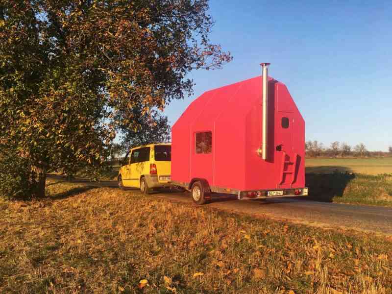 Tiny House Magenta, la petite maison sur roue à 10.000 $