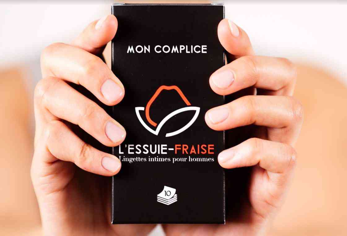 L'Essuie-Fraise, la lingette intime biodégradable spécialement adaptée à la peau des hommes
