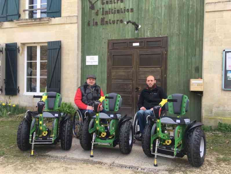 Des Alsaciens modifient des Segway pour fabriquer des fauteuils roulants tout terrain