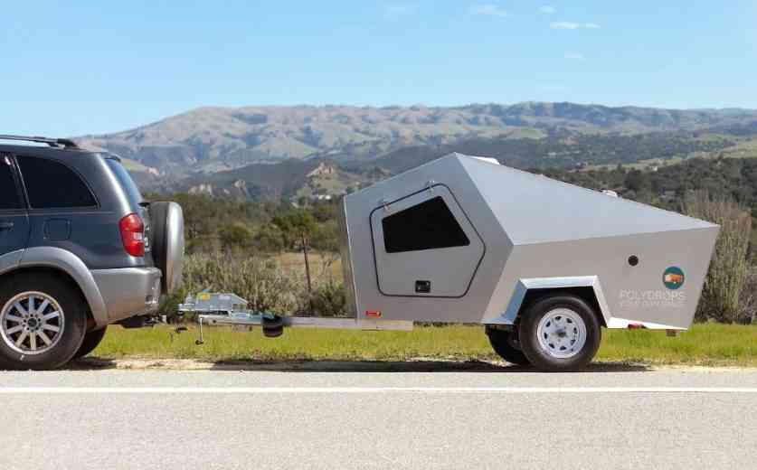 Polydrop : Cette mini caravane design et futuriste est vendue 8000€