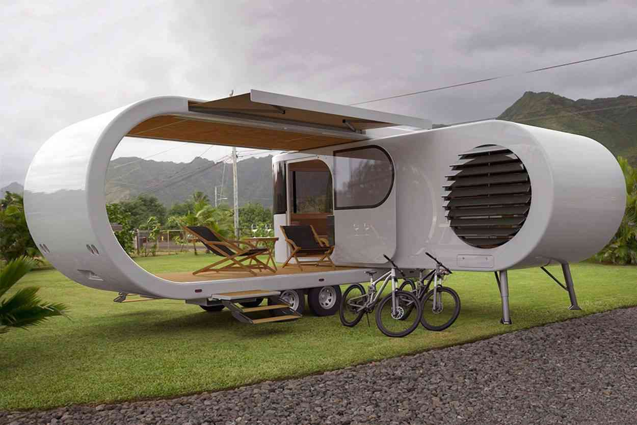 Romotow Caravan, un étonnant concept de caravane déployable