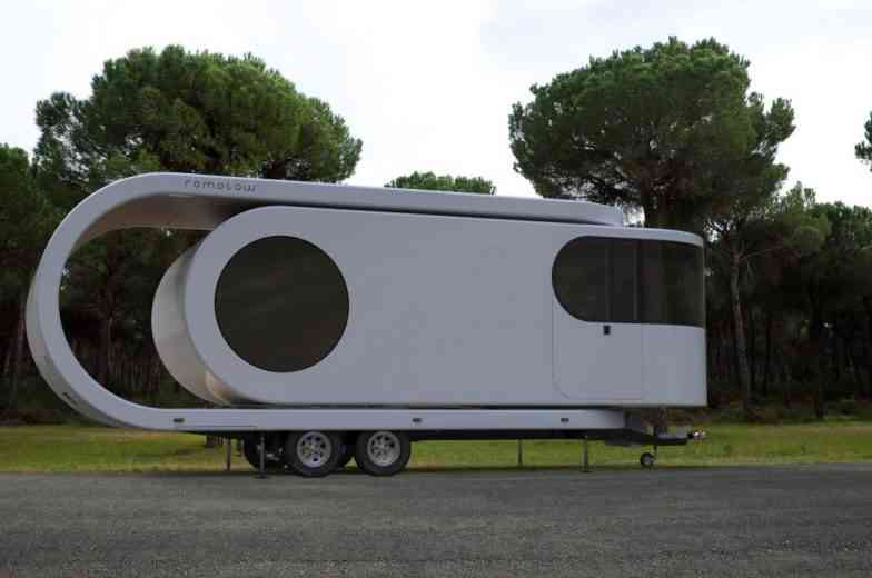 Romotow Caravan, un étonnant concept de caravane déployable