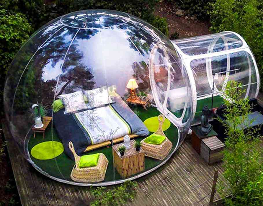 Insolite : Connaissez-vous la tente igloo transparente ?