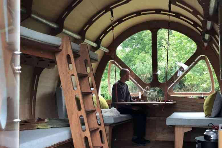 Fuselage Wilderness Cabin, une mini-maison étonnante en forme de fuselage d'avion