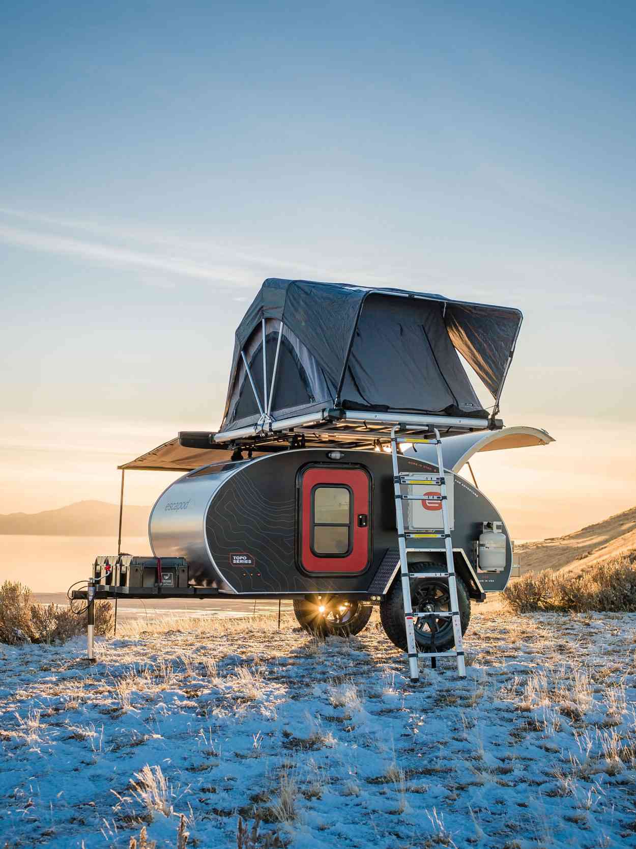 Escapod, une étonnante mini-caravane pour faire le tour du monde