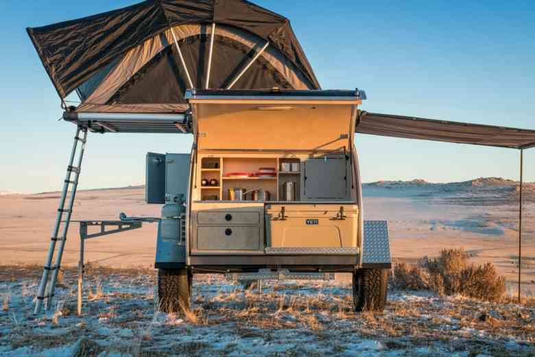 Escapod, une étonnante mini-caravane pour faire le tour du monde