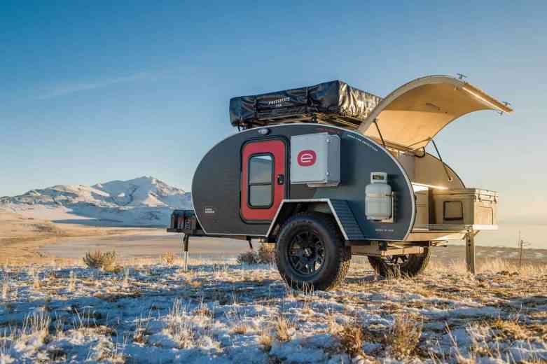 Escapod, une étonnante mini-caravane pour faire le tour du monde