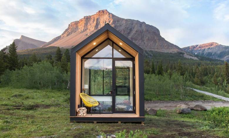 Mono - DROP : cette micro-maison avec ses verrières est une fenêtre ouverte sur la nature