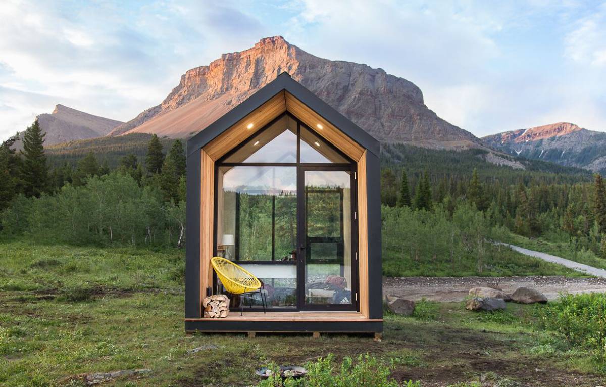 Mono - DROP : cette micro-maison avec ses verrières est une fenêtre ouverte sur la nature