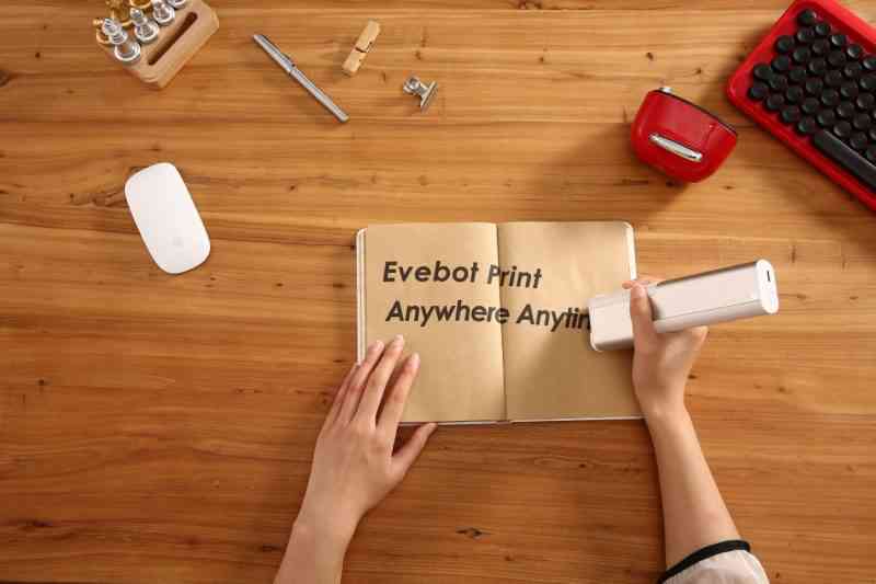 EVEBOT : Print Pen, un stylo imprimante 2D pour imprimer partout