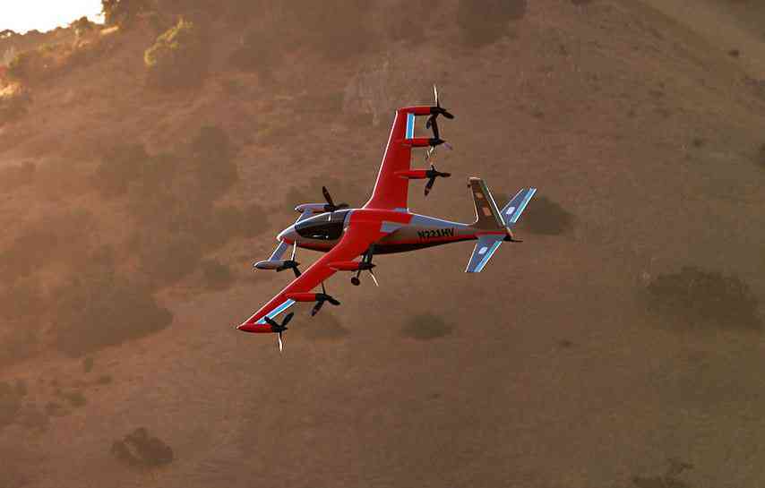 Kitty Hawk : Heaviside, l’avion 100 % électrique et silencieux