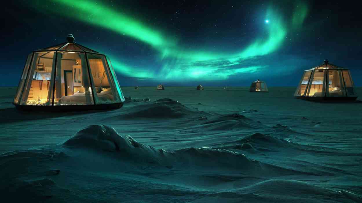 Pole Igloos Hotel, un hôtel éphémère pour millionnaire situé au Pôle Nord