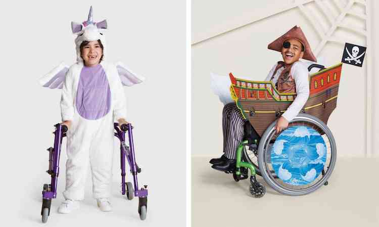 Handicap : Target dévoile une série de costumes d'Halloween inclusifs pour les enfants en fauteuil roulant