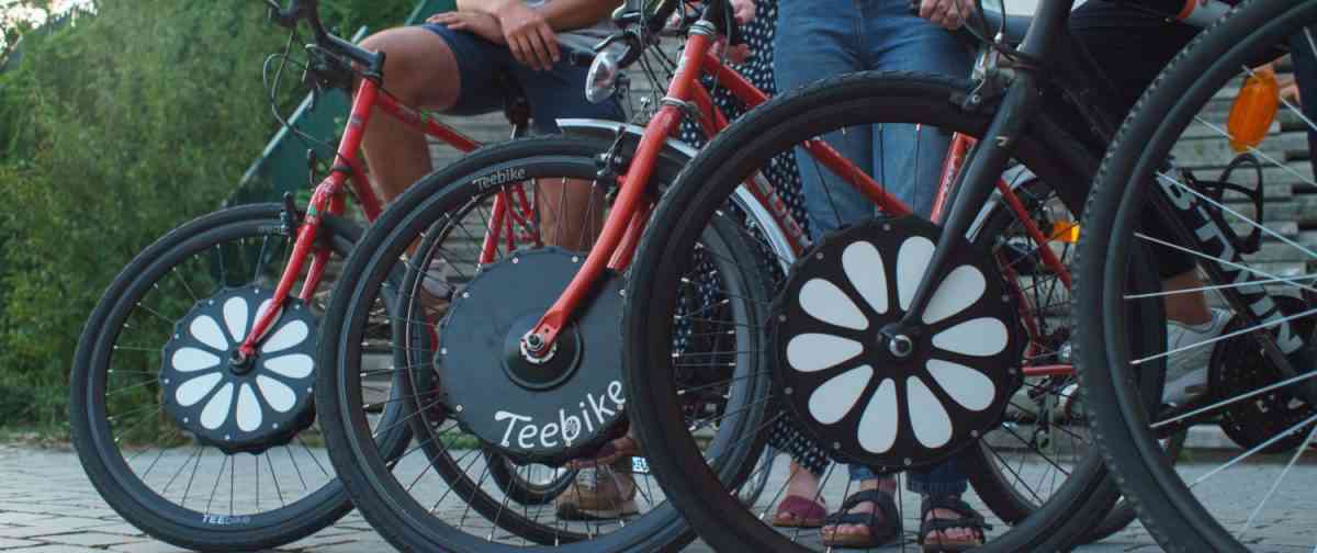 Teebike : changez la roue avant et repartez avec un vélo électrique