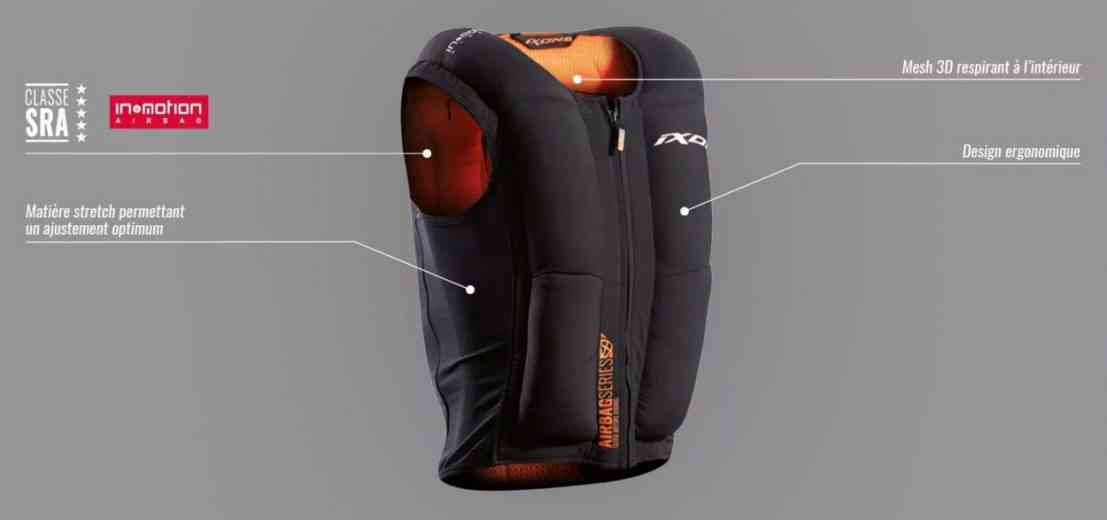 IX-Airbag U03, l'airbag moto qui se porte confortablement sous la veste !