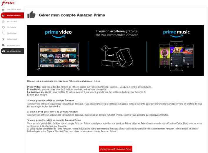 Freebox Delta : comment profiter de l’offre Amazon Prime incluse dans l’abonnement