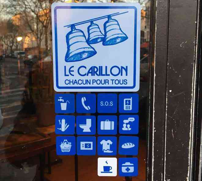 Le Carillon, l'association de 500 commerçants offrant des services gratuits aux personnes sans domicile