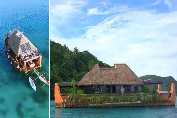 Polynésie : l'incroyable maison flottante et paradisiaque de Téa et Teiki Pambrun