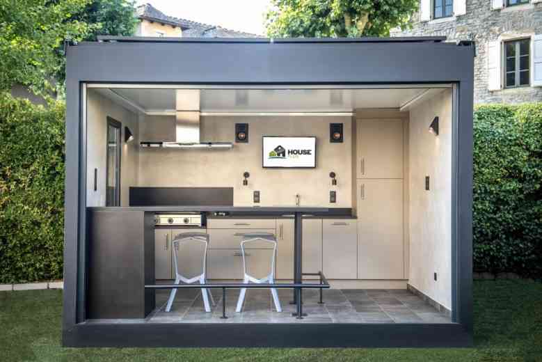 House Plus, une "cuisine secondaire" à installer directement dans son jardin