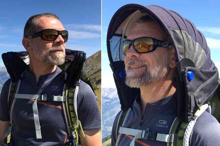 Oxaz : Overcap, la capuche rétractable qui vous protège du froid, de l'eau, du soleil, du vent et des moustiques