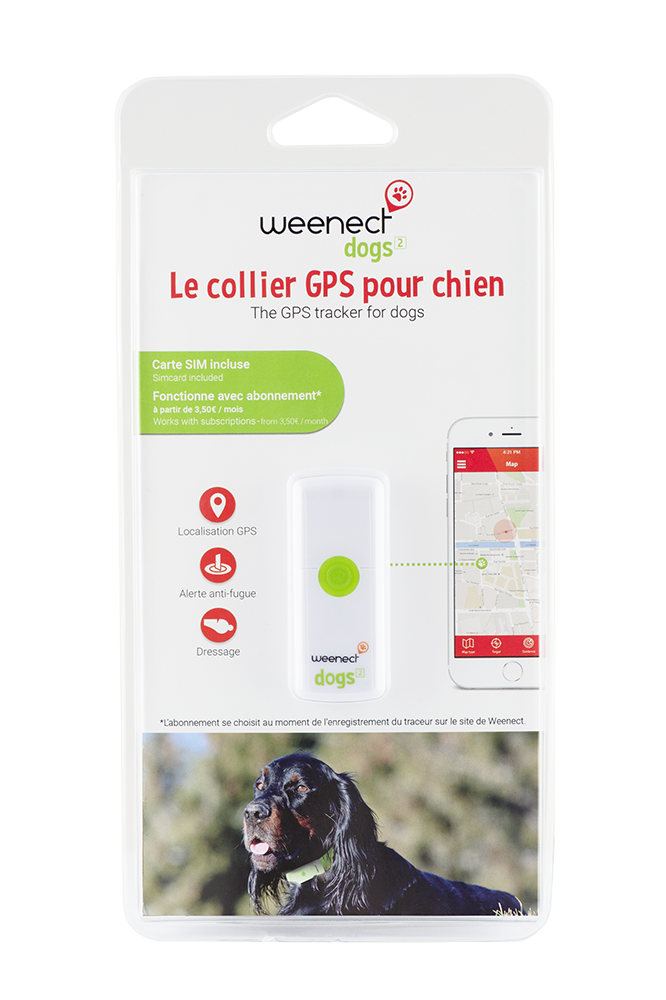 Weenect Dogs 2 Traceur GPS pour chien