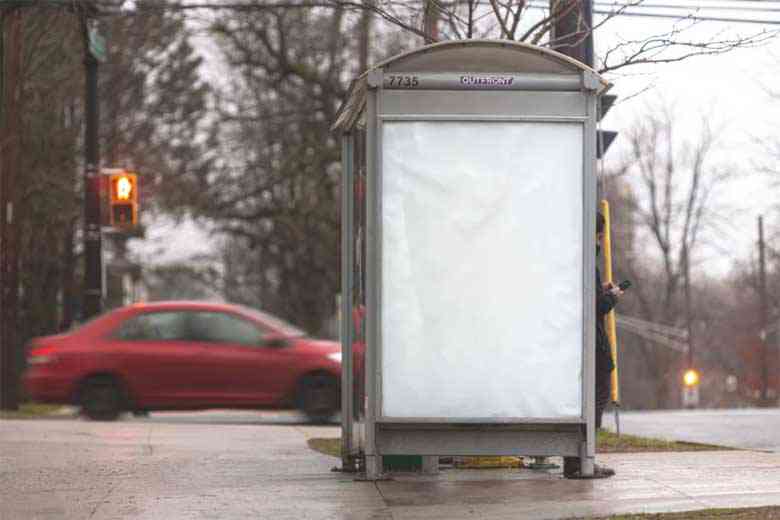 White Christmas : une agence vous offre une "trêve publicitaire" en affichant des panneaux vierges