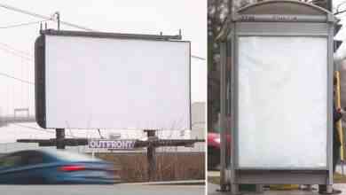 White Christmas : une agence vous offre une "trêve publicitaire" en affichant des panneaux vierges
