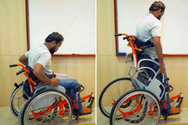 Arise Standing, un fauteuil roulant verticalisateur à moins de 200€