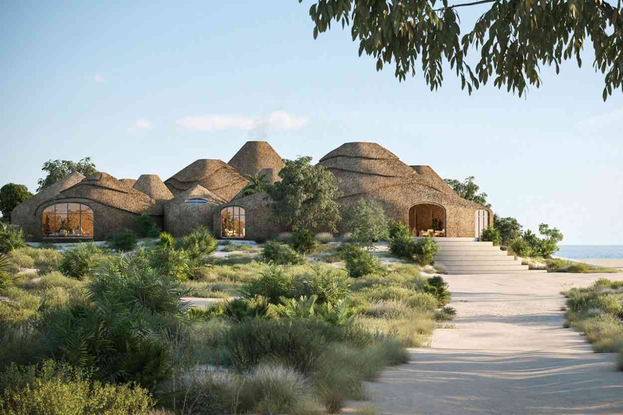 Mozambique : un complexe hôtelier imprimé en 3D