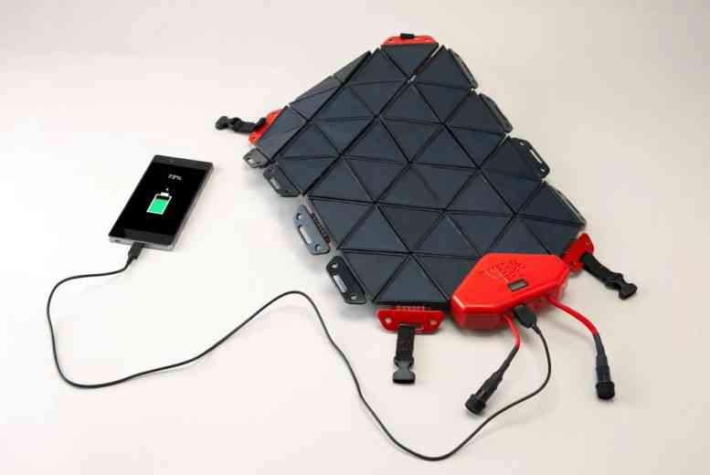 SunUp, le panneau solaire qui épouse la forme du sac à dos