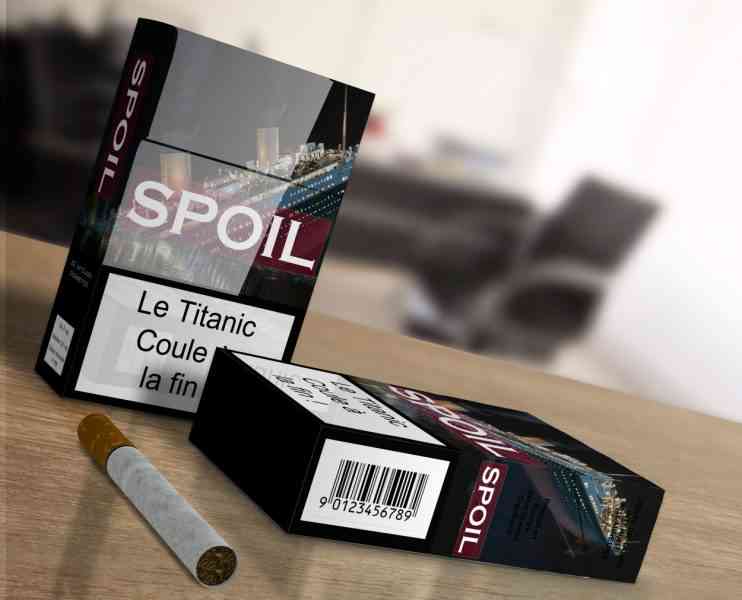 Insolite : des "spoilers" de films et séries sur les paquets de cigarettes pour arrêter de fumer ?