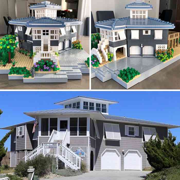 Il est possible d'acheter une réplique détaillée de votre maison en LEGO
