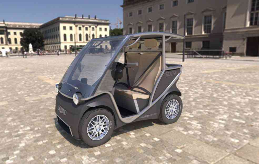Solar Squad : une voiture électrique équipée d'un panneau solaire à 6.900 €