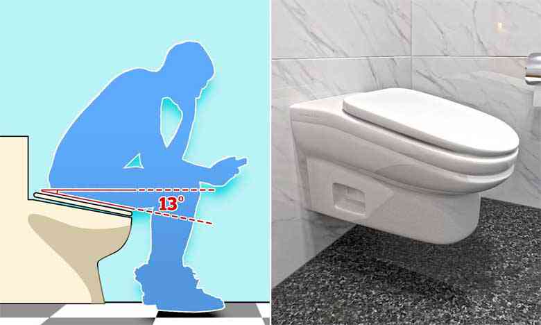 StandardToilet, des WC inclinés, l’invention insolite pour réduire le temps passé au petit coin