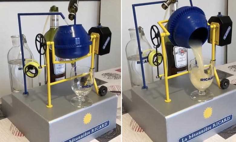 A 23 ans, il invente une mini bétonnière à Ricard et fait le tour du web avec son invention !