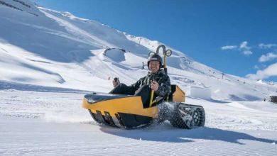 Bobsla, l'étonnant kart des neiges électrique à chenilles