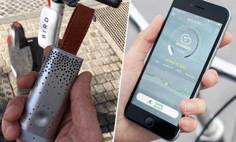 FLOW, le petit capteur de poche qui indique la pollution de l'air en temps réel