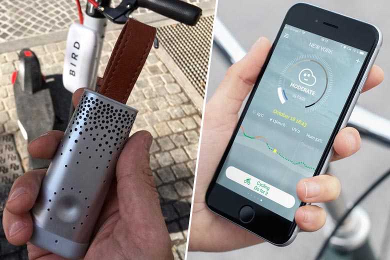 FLOW, le petit capteur de poche qui indique la pollution de l'air en temps réel